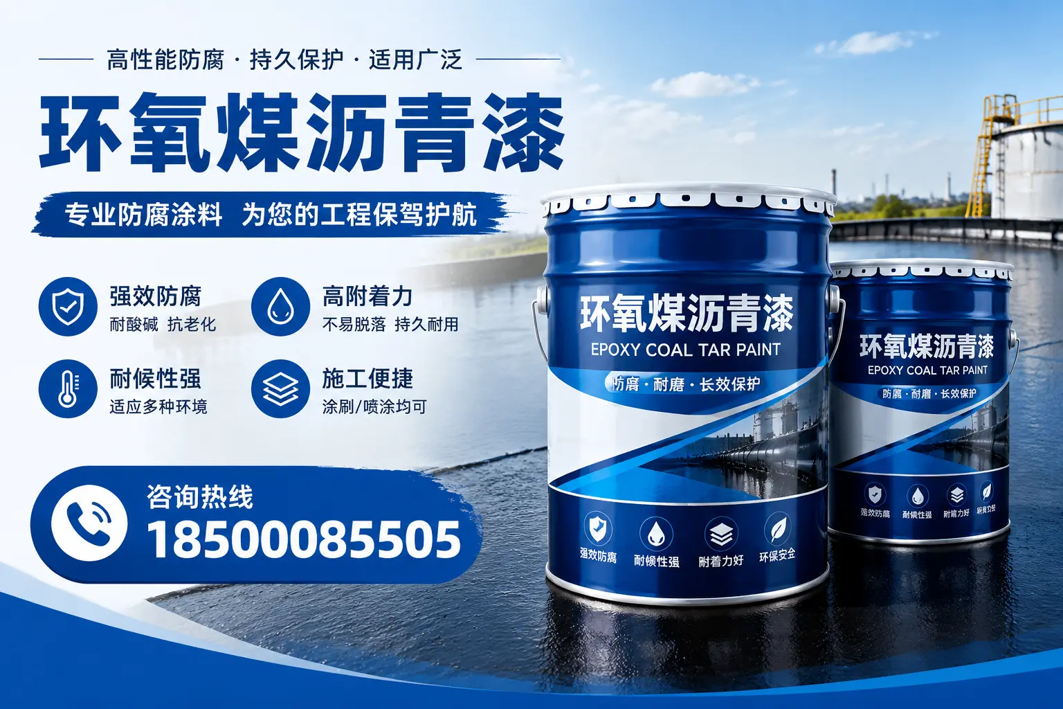 环氧煤沥青漆与其他漆类的比较，武川用户的选择依据